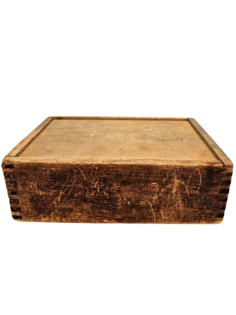 Antique 1890s Tiddledy Winks Wooden Sliding Lid Box Victorian Card Games - Picture 7 of 16